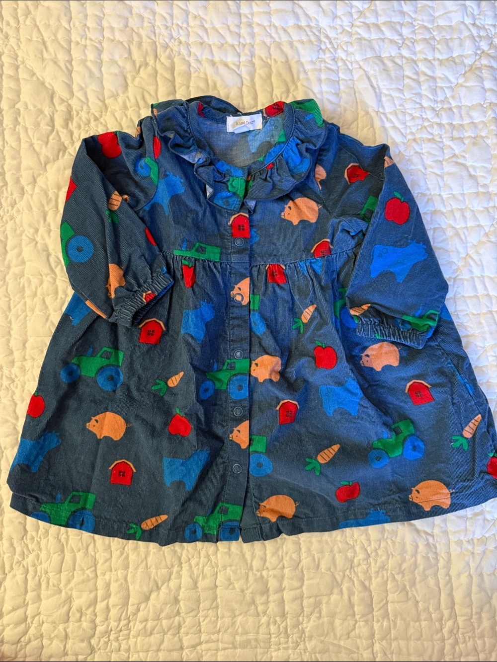 Angel Dear Corduroy dress